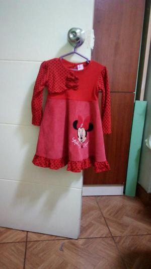 Vestido de Minnie Mouse Usado Talla 4