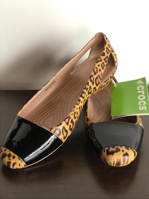 Crocs Ballerinas Sienna Leopard Shiny