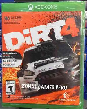 Dirt 4 Edicion Dia Uno Para Xbox One Ya Delibery-envios