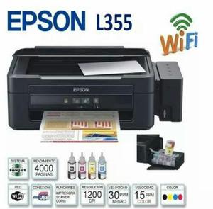 Remato Impresora Epson L355 Casi Nueva