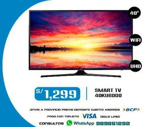 Smart Tv Samsung Un40ku Producto Nuevo Y En Caja 