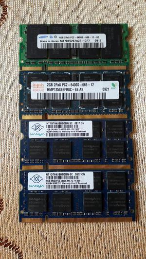 Vendo Memorias Ram