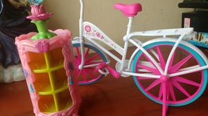 Bicicleta Y Zapatera Barbie
