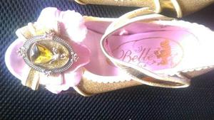 Disney Zapato De Princesa Bella Original Nuevo