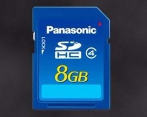 Memoria Sd 8 Gb Panasonic Para Camara
