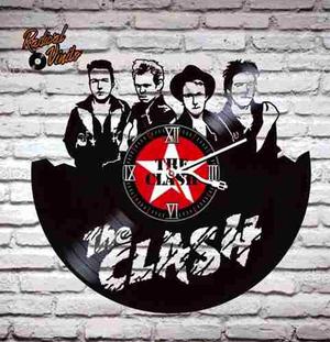 Reloj De Vinilo Retro The Clash