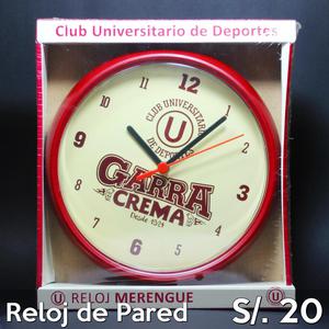 Reloj de pared Universitario de Deportes Colección