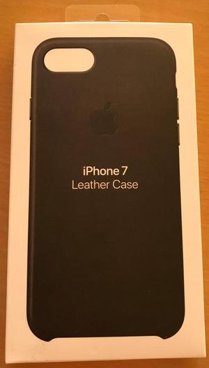 Apple Iphone 7 Case Cuero Negro Original