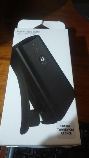 Cargador Portatil Motorola Power Pack  Negro