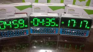 Radio Reloj Despertador Fm,micro Sd,usb Envio A Provincia