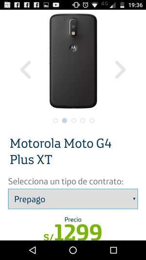 Vendo Moto G4 Plus 