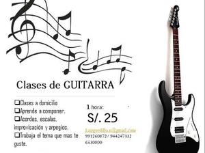 Clases Particulares De Guitarra A Domicilio.