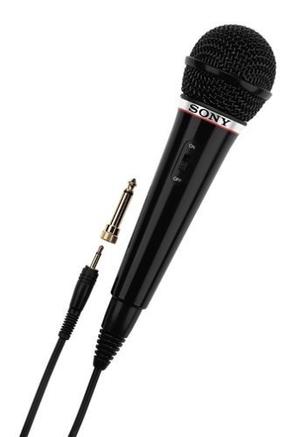 Microfono Dinamico Para Karaoke Sony Modelo F-v220 Original