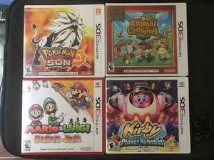Pokémon Sun, Kirby Planet Robobot,animal Crossing,mario 3ds