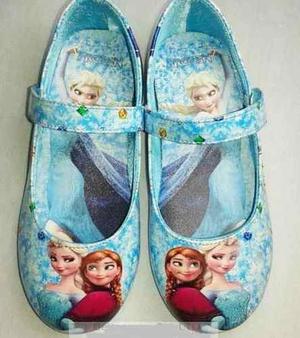 Zapatos Ballerinas Frozen Importados Talla 