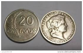 Monedas Antiguas 20 Centavos 