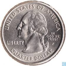 Monedas Antiguas Cuarter Dollar  Tennessee Usa