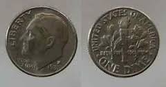 Monedas Antiguas One Dime  Usa