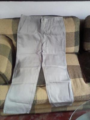 Pantalon Clasico Color Plomo
