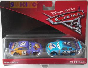 Disney Cars 3 Pack Bobby Swift Cal Weathers