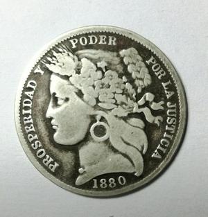 Moneda Antigua de Plata  Decimos