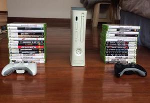 Xbox 360 Arcade (20gb) + 2 Mandos + 24 Juegos Originales