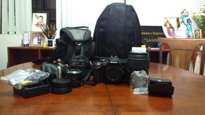 Cámara Nikon D KIT COMPLETO! 50mm /  Sigma macro