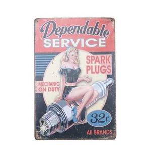 Placa Decorativa Dependence Service