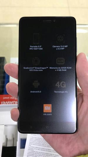 Redmi Note 4 Version Unica Nuevo