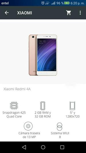 Xiaomi Redmi 4a Rose 2gb Ram Cam 13 Y 5m