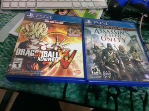 vendo 2 juegos de ps4 a 200 soles