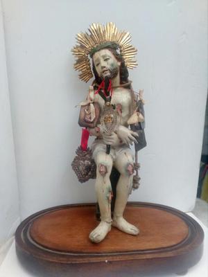 Antiquísimo Cristo Colonial de Madera