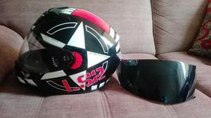 Casco para Moto con Mica Negracasi Nuevo