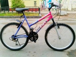 EN VENTA BICICLETA MONTAÑERA ARO 24 CON AMORTIGUACIÓN