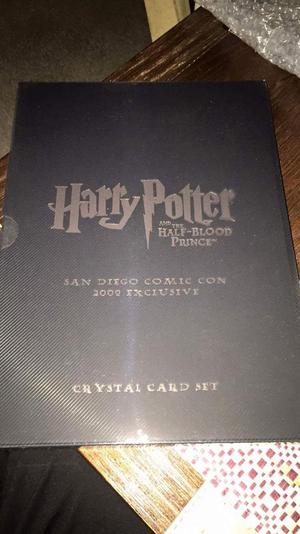 Harry Potter Tarjetas de Cristal Sdcc