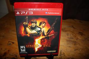 Juego Resident Evil 5 Play station 3 con manuales como nuevo