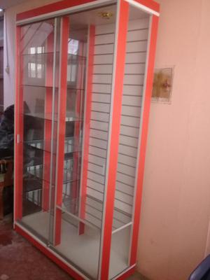 Exhibidora Melamine Roja Nueva