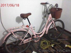 vendo bicicleta monark montereal color rosada