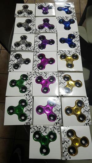 100 Spiners X  Colores Metalicos