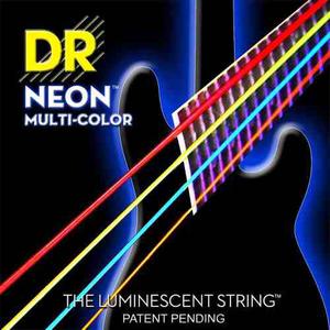 Cuerdas De Neon De Bajo 5 Cuerdas Rojo Azul Combinado