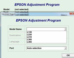 Epson Reset L130 L220 L310 L360 L365