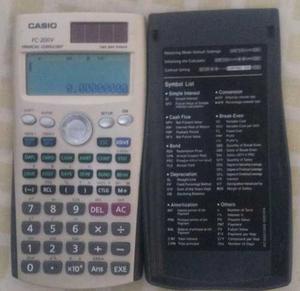 Vendo Calculadora Financiera Casio Modelo Fc-200v