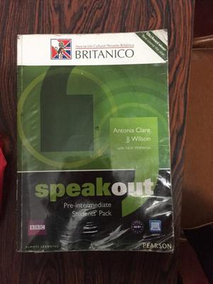 Vendo libro Britanico Speakout PreIntermedio
