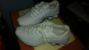 Zapatilla Blanc Nike Shox Unisex Nueva