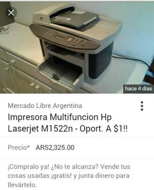 Impresora Hp Laserjet Mnf