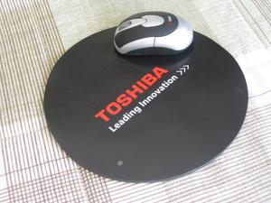 Mouse Pad Circular Toshiba