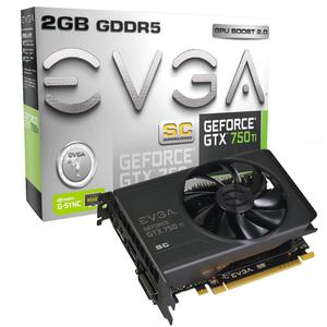 Tarjeta De Video Nvidia Geforce Evga Gtx 750 Ti 2gb Gddr5