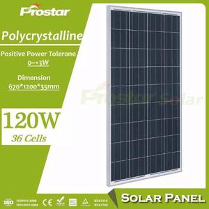 ¡oferta! Panel Solar Policristalino 24v / 120w - Prostar