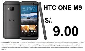 HTC M9 S/. 9 Plan CLARO MAX 149