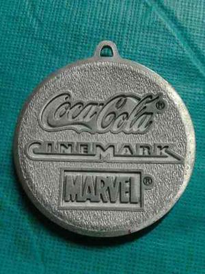 Llavero De Coca Cola, Cinemark Y Marvel De Aluminio